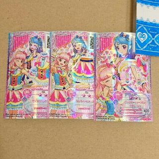 アイカツ(アイカツ!)のアイカツフレンズ1弾FR ピンクパートナーコーデ3枚組 友希あいね(その他)