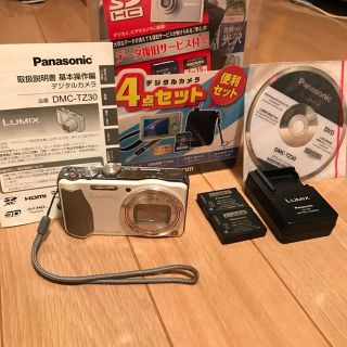 パナソニック(Panasonic)の20倍ズーム FULL HD動画 GPS内蔵 DMC-TZ30 8G、ケース等付(その他)