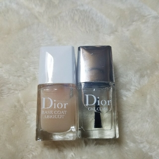 ディオール(Dior)のDior ベーストップセット＋グレージュ(ネイルトップコート/ベースコート)