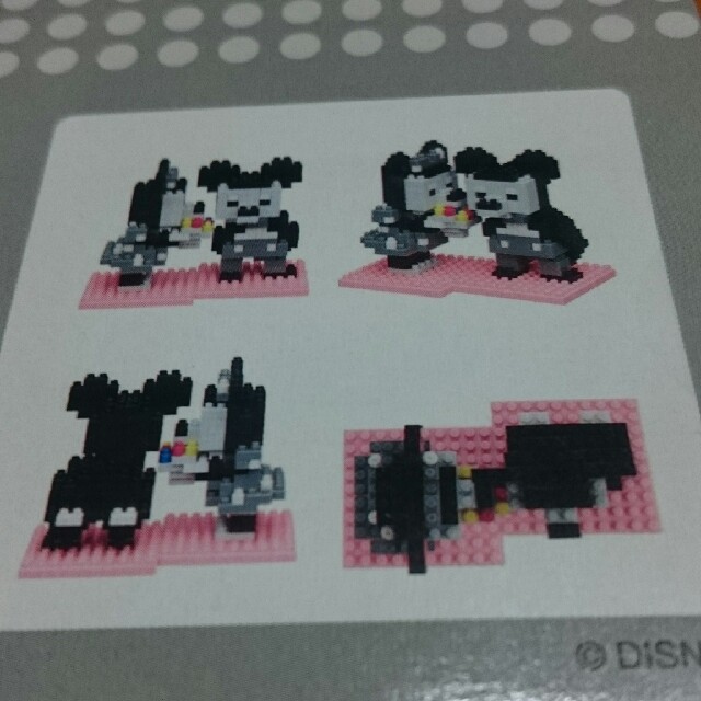 Disney(ディズニー)のnano block   MlCKEY AND MlNNlE エンタメ/ホビーのおもちゃ/ぬいぐるみ(模型/プラモデル)の商品写真