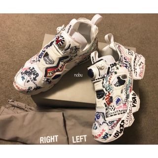 リーボック(Reebok)の極美品【 VETEMENTS × Reebok 】 InstaPump Fury(スニーカー)