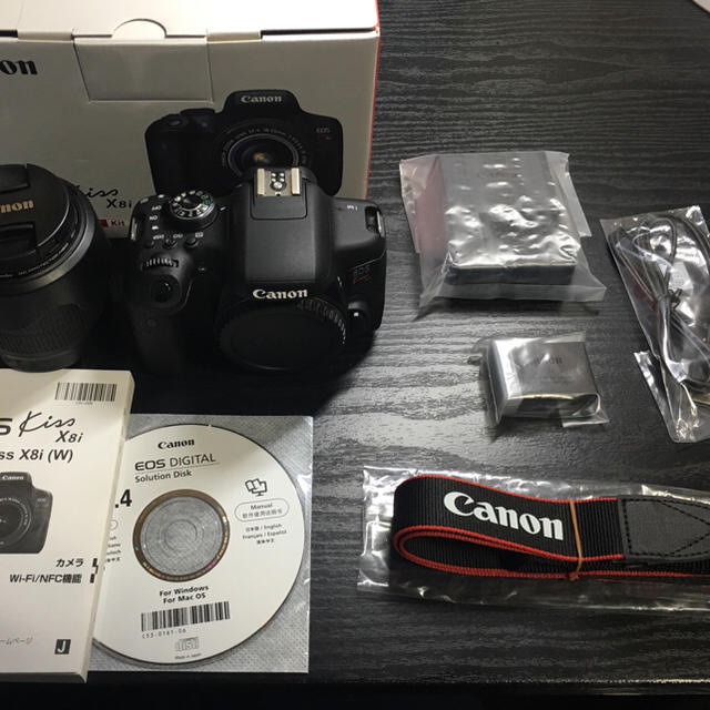 大人の上質 Canon EOS kiss x8i レンズキット スマホ/家電/カメラ
