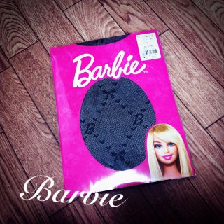 バービー(Barbie)のBarbie ハートリボン総柄タイツ(タイツ/ストッキング)