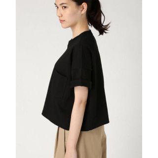 ドゥーズィエムクラス(DEUXIEME CLASSE)のドゥーズィエムクラス COTTON ワイドポケットTシャツ クロ(Tシャツ(半袖/袖なし))