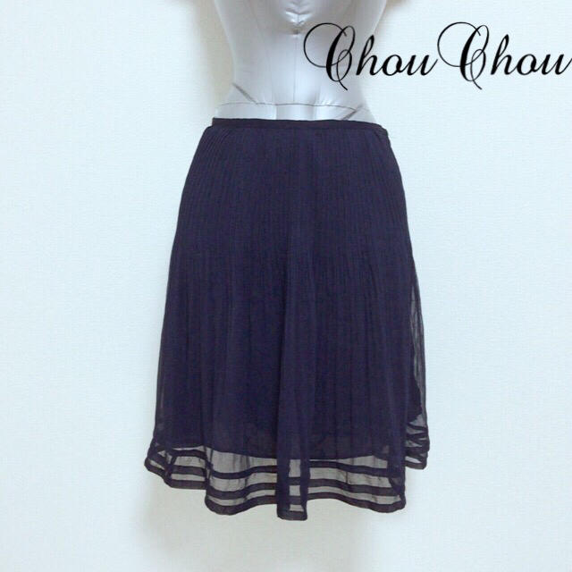 【ChouChou】シフォンスカート、プリーツスカート  レディースのスカート(ひざ丈スカート)の商品写真
