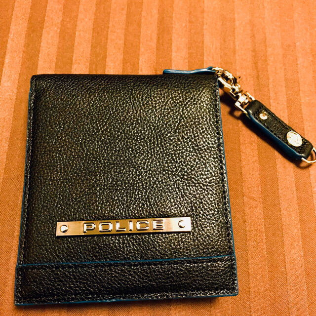 POLICE(ポリス)の【Johnny様専用】【新品箱付き】POLICE 二つ折り財布 ブラック メンズのファッション小物(折り財布)の商品写真