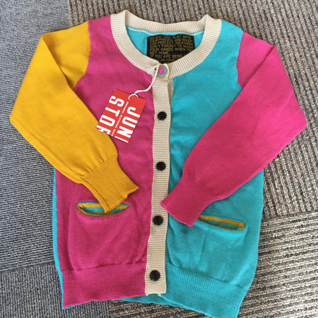 JUNK STORE(ジャンクストアー)の専用です☆ジャンクストア マルチカーディガン キッズ/ベビー/マタニティのキッズ服男の子用(90cm~)(カーディガン)の商品写真