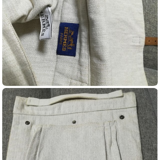 Hermes - HERMES エルメス バギーバゲッジ アリーヌ キャンバス バッグ