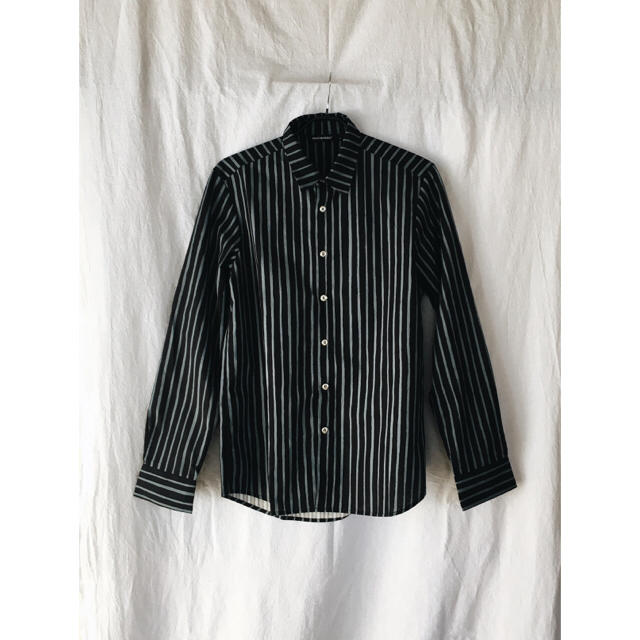 marimekko(マリメッコ)のmarimekko 長袖 シャツ メンズ Piccolo ブラック×グレー メンズのトップス(シャツ)の商品写真