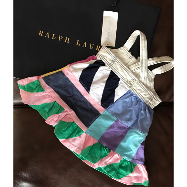 Ralph Lauren(ラルフローレン)の新品♡ラルフ♡ワンピ♡6M キッズ/ベビー/マタニティのベビー服(~85cm)(ワンピース)の商品写真