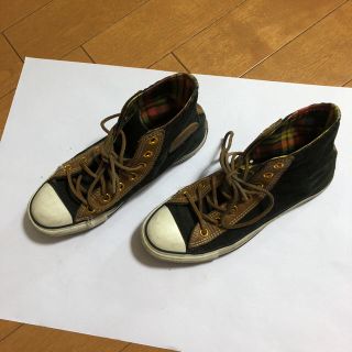 コンバース(CONVERSE)のコンバース  converse  カーキ色(スニーカー)