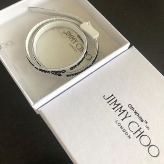 ジミーチュウ(JIMMY CHOO)のジミーチュウオフホワイトコラボラバーブレスレット(ブレスレット)