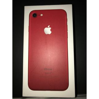 アップル(Apple)のiphone7 128GB レッド 中古(スマートフォン本体)