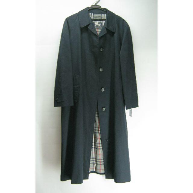 BURBERRY - 英国製・バーバリー・レディス・ステンカラーコート・ネイビ(#LSTEN-54N)