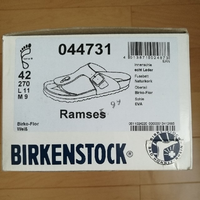 BIRKENSTOCK(ビルケンシュトック)の<Space様専用> BIRKENSTOCK Ramses メンズ 42(27c メンズの靴/シューズ(サンダル)の商品写真