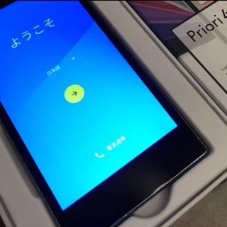 アンドロイド(ANDROID)のフリーテル priori4(スマートフォン本体)