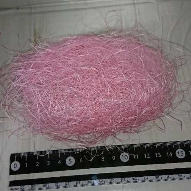シサル麻 ピンク 6グラム ハンドメイドの素材/材料(各種パーツ)の商品写真