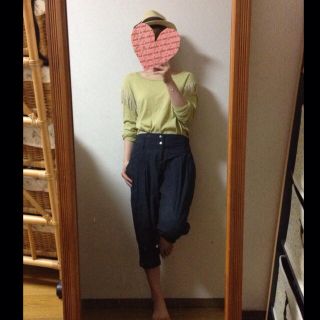 オリーブデオリーブ(OLIVEdesOLIVE)のオリーブ♡クロップドサルエルパンツ(クロップドパンツ)