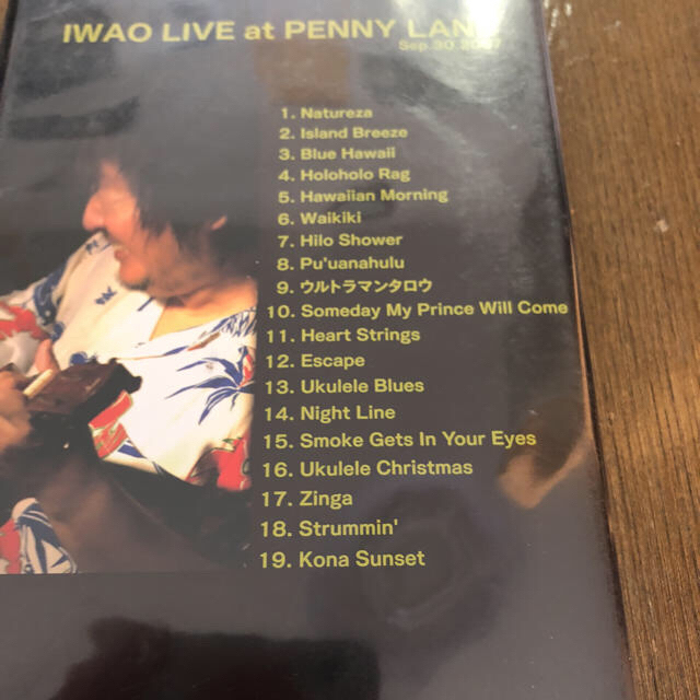 DVD IWAO LIVE at PENNY LANE 楽器のウクレレ(その他)の商品写真