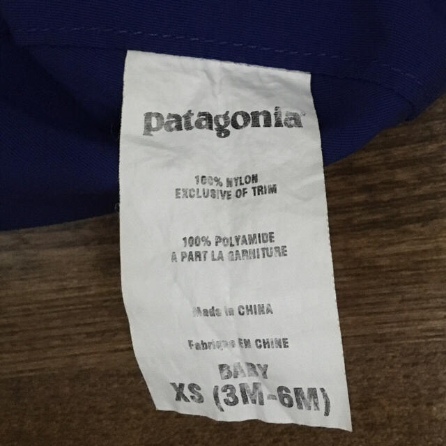 patagonia(パタゴニア)のパタゴニア ベビー 帽子 3m〜6m キッズ/ベビー/マタニティのこども用ファッション小物(帽子)の商品写真