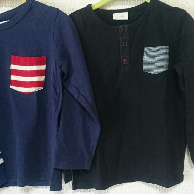 ZARA KIDS(ザラキッズ)のキッズ 120 カットソー  セット キッズ/ベビー/マタニティのキッズ服男の子用(90cm~)(Tシャツ/カットソー)の商品写真