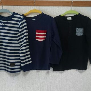 ザラキッズ(ZARA KIDS)のキッズ 120 カットソー  セット(Tシャツ/カットソー)