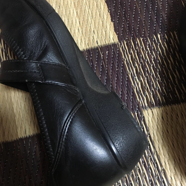 asics(アシックス)のパンプス 24.5 ブラック 立ち仕事 レディースの靴/シューズ(ハイヒール/パンプス)の商品写真