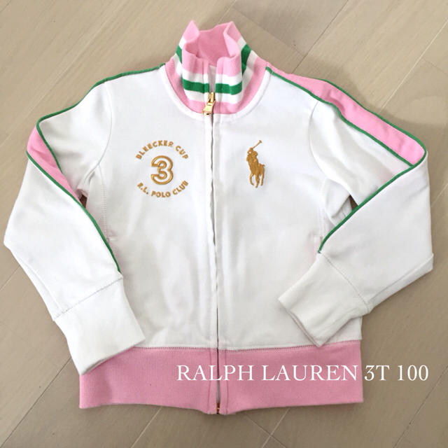 Ralph Lauren(ラルフローレン)の♡美品♡ラルフローレン 3T 100 ブルゾン ビッグポニー キッズ/ベビー/マタニティのキッズ服女の子用(90cm~)(ジャケット/上着)の商品写真