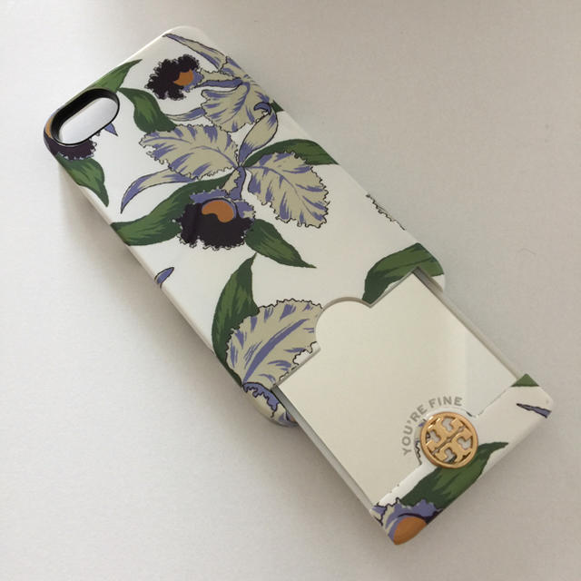 Tory Burch(トリーバーチ)のTORY BURCH ミラー付き iphone 7 ケース 花柄 グリーン スマホ/家電/カメラのスマホアクセサリー(iPhoneケース)の商品写真