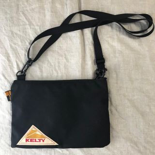 ケルティ(KELTY)のKELTY サコッシュ 黒 美品(ショルダーバッグ)