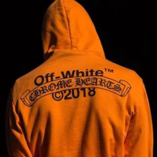 クロムハーツ(Chrome Hearts)のCHROME HEARTS × Off-white クロムハーツ オフホワイト(パーカー)