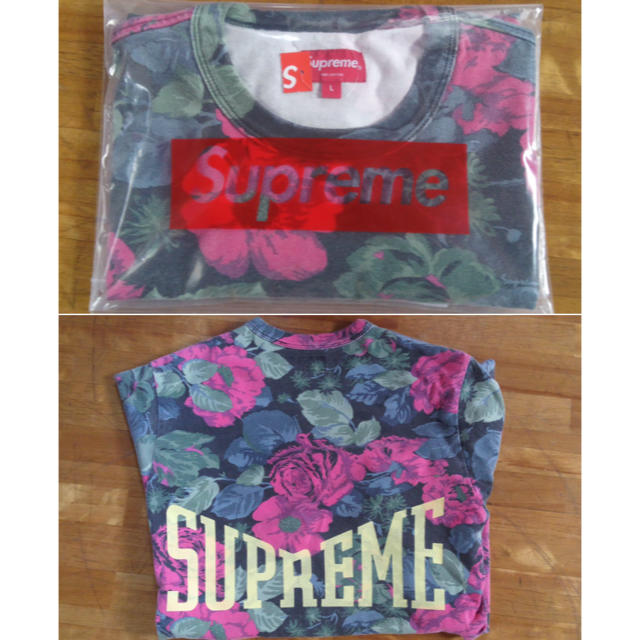 supreme 2018ss  フラワーTシャツ size L