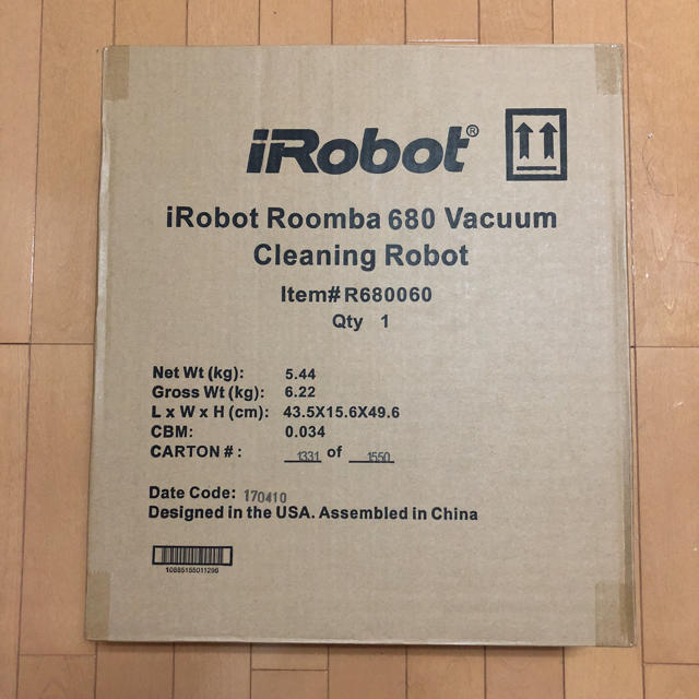 iRobot - 新品未使用＊ルンバ680＊梱包段ボールも未開封の通販 by