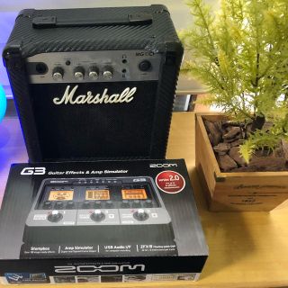 フランクリンアンドマーシャル(FRANKLIN&MARSHALL)の中古 マーシャル MG-10 & 未使用品 zoom G3 ver.2.0(ギターアンプ)