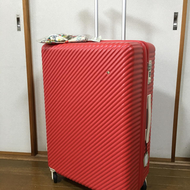 HaNT マイン スーツケース 75L レッド エース