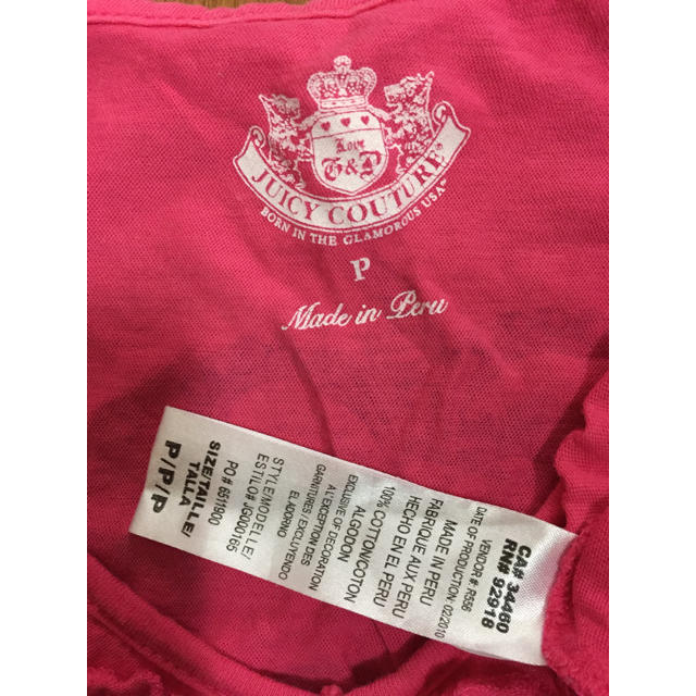 Juicy Couture(ジューシークチュール)のTシャツ レディースのトップス(Tシャツ(半袖/袖なし))の商品写真