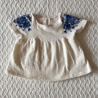 ザラキッズ(ZARA KIDS)のZara kids 刺繍チュニック(Tシャツ/カットソー)