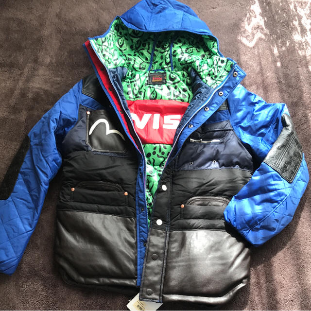 EVISU(エビス)の新品タグ付き⭐️エビス ダウンジャケット L メンズのジャケット/アウター(ダウンジャケット)の商品写真