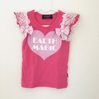 アースマジック(EARTHMAGIC)のアースマジック♡ フリル付きTシャツ♡(Tシャツ/カットソー)