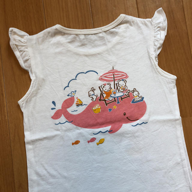 familiar(ファミリア)のfamiliar ノースリーブTシャツ 110 キッズ/ベビー/マタニティのキッズ服女の子用(90cm~)(Tシャツ/カットソー)の商品写真