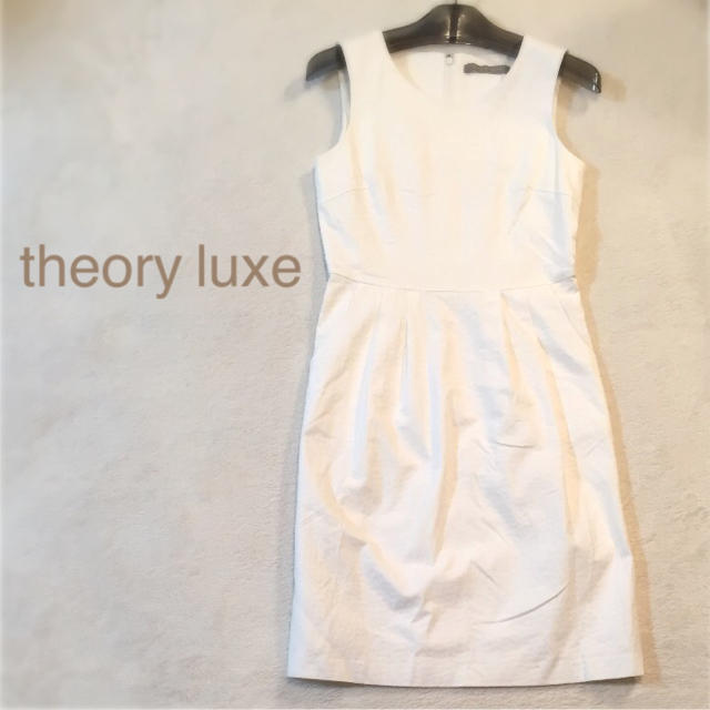 theory luxe♡ホワイトワンピース