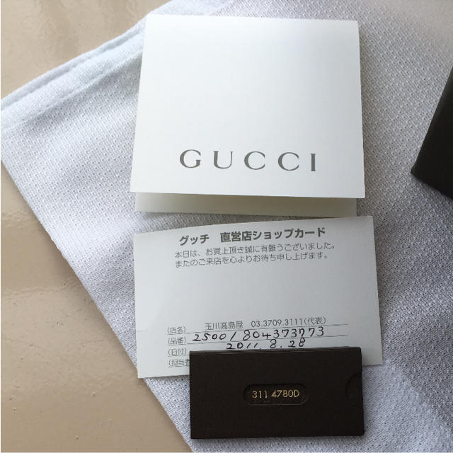 Gucci(グッチ)の【専用】GUCCI ウッド調シルバーネックレス レディースのアクセサリー(ネックレス)の商品写真