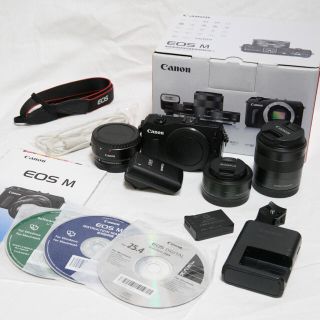 キヤノン(Canon)のキヤノン EOSM 美品(ミラーレス一眼)