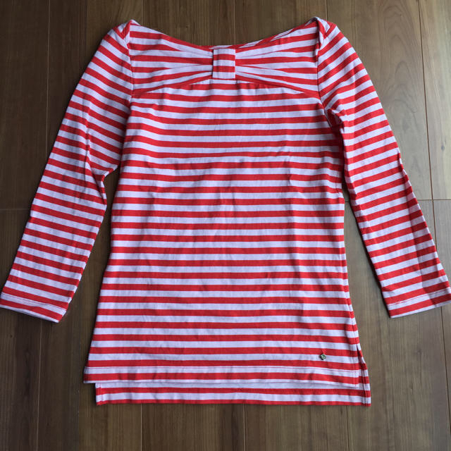 kate spade new york(ケイトスペードニューヨーク)のケイトスペード ボーダーシャツ XS レディースのトップス(Tシャツ(長袖/七分))の商品写真