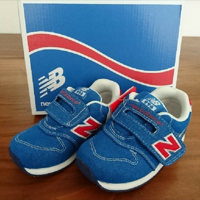 New Balance(ニューバランス)の15.5㎝ ニューバランス 996 ブルーデニム キッズ/ベビー/マタニティのキッズ靴/シューズ(15cm~)(スニーカー)の商品写真