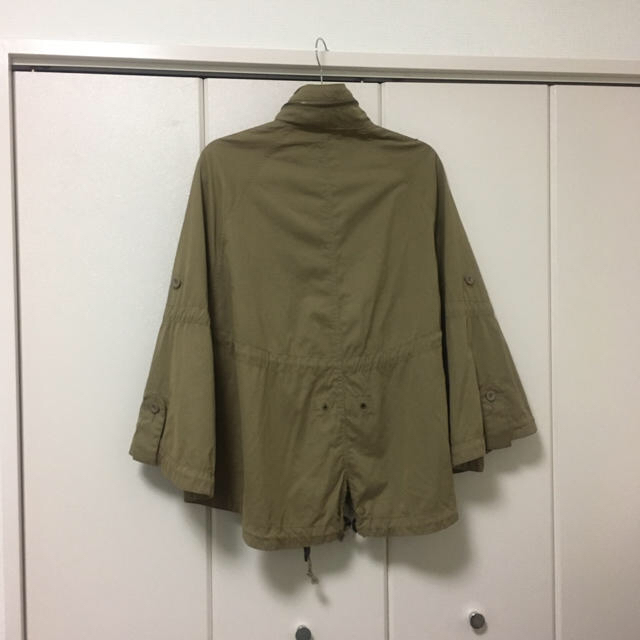 春秋コート ポンチョタイプ レディースのジャケット/アウター(スプリングコート)の商品写真