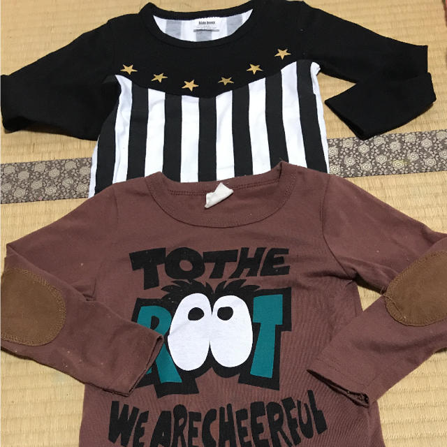 ロンT2枚セット キッズ/ベビー/マタニティのキッズ服男の子用(90cm~)(Tシャツ/カットソー)の商品写真