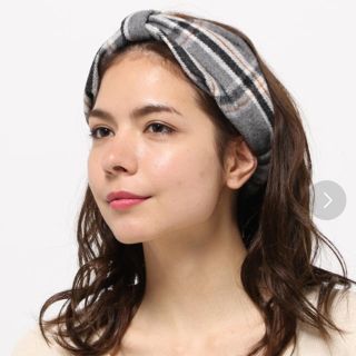 ウィゴー(WEGO)の【新品タグ付き】チェック ヘアバンド 【WEGO】(ヘアバンド)