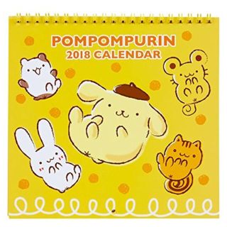 ポムポムプリン(ポムポムプリン)のポムポムプリン ウォールカレンダーM 2018(カレンダー/スケジュール)