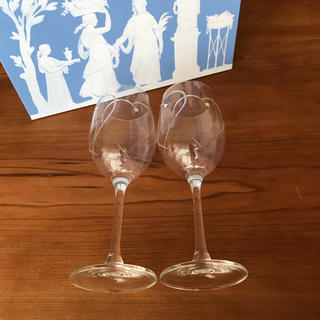 ウェッジウッド(WEDGWOOD)の[美品]ウェッジウッド ペアワイングラス (グラス/カップ)